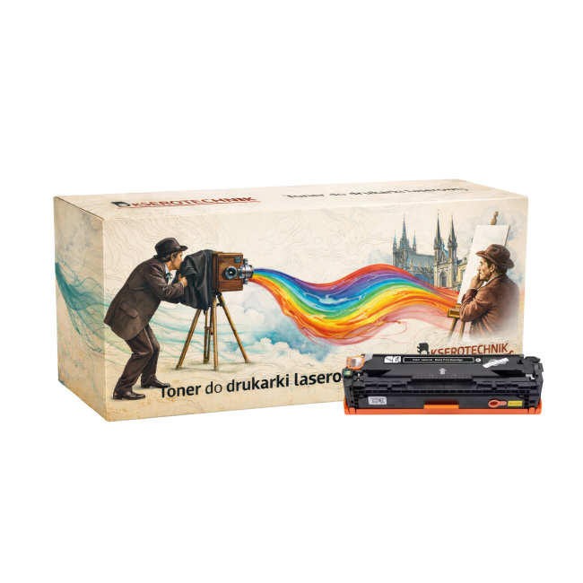 Toner HP 250A 504A BLACK do drukarek HP  Color LaserJet CM3530 CP3525dn (CE250A)